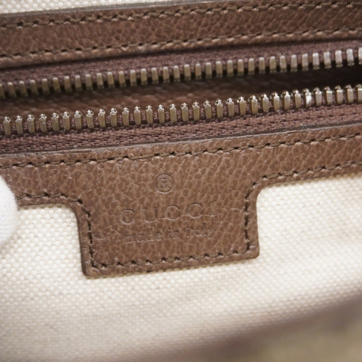 Gucci Ophidia Shoulder Bag 723312 Leather Brown