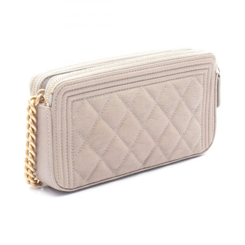 Chanel Boy Chanel Shoulder Bag In Grained Calfskin Leather