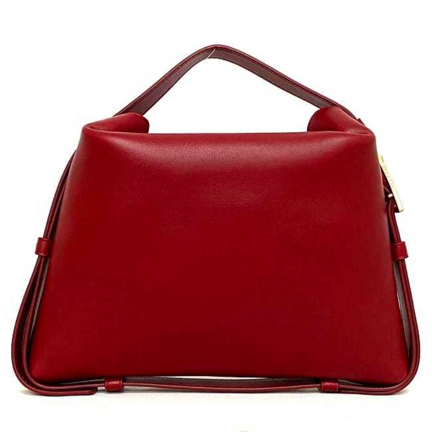 Bottega Veneta Handbag Cradle Bordeaux Gold 680058 Lambskin Leather Bottega Veneta Side Triangle