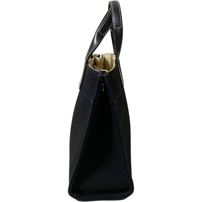Burberry Blue Label Canvas Tote Bag Black