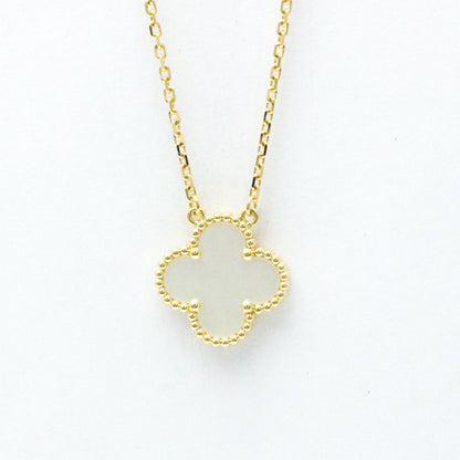 Van Cleef & Arpels Vintage Alhambra Necklace Yellow Gold (18K) Mother Of Pearl Men