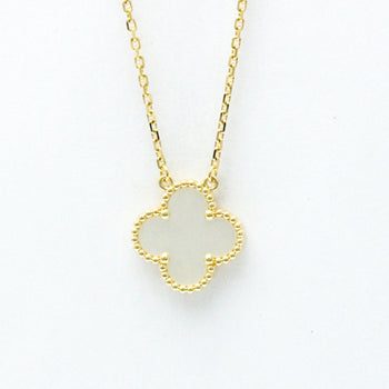 Van Cleef & Arpels Vintage Alhambra Necklace Yellow Gold (18K) Mother Of Pearl Men