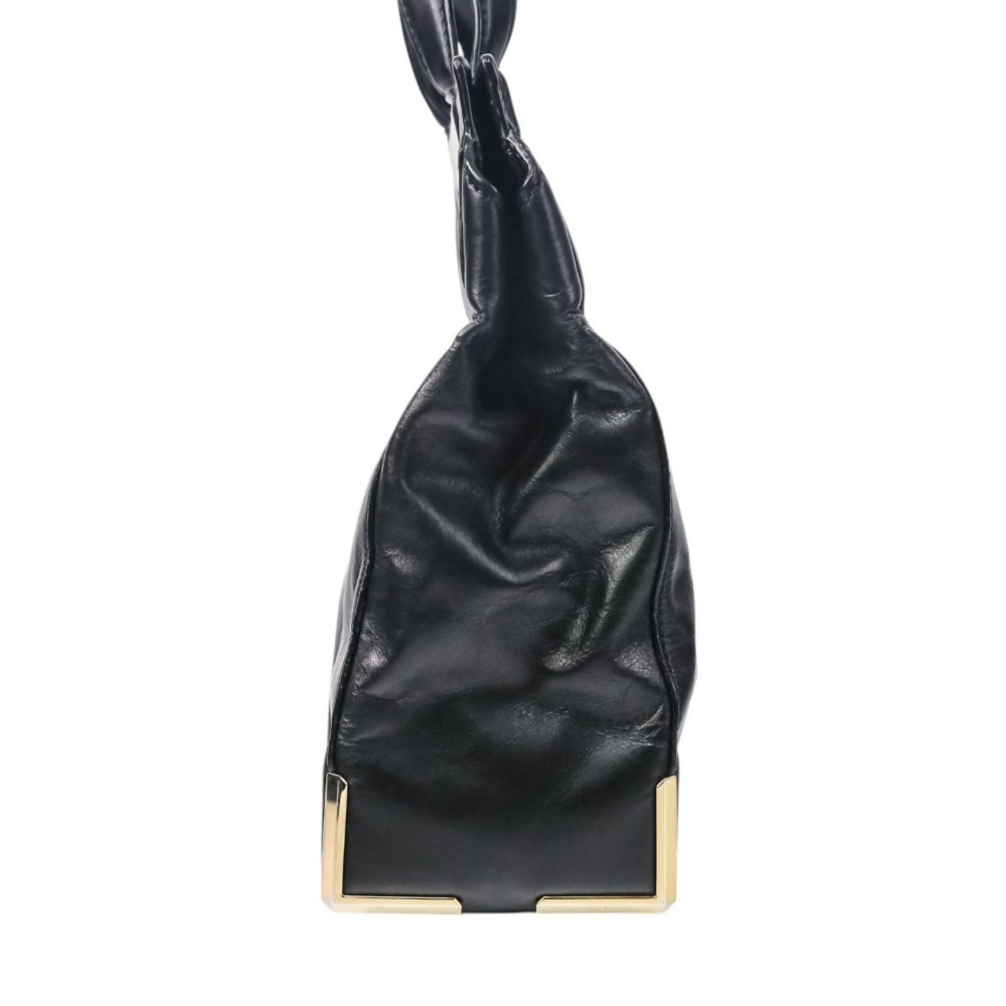 Alexander Wang Leather 2-Way Tote Bag/Clutch Bag In Black