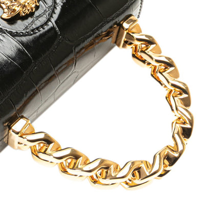 Versace Medusa Crocodile Embossed Handbag/Shoulder Bag