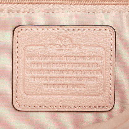 Coach 2-Way Handbag/Shoulder Bag F35809 Pink Leather