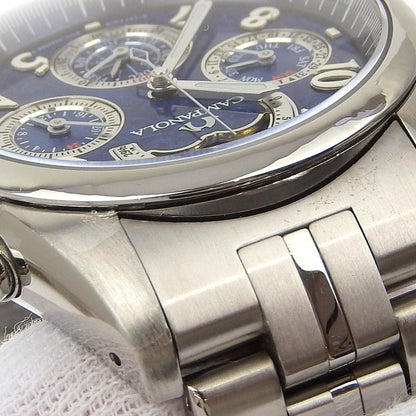 Citizen Campanola Watch Moon Face 6771-T010750-Ta Stainless Steel Quartz Blue Dial