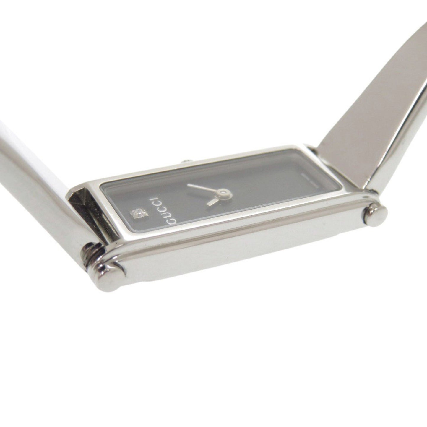 Gucci 1500L Stainless Steel Watch With Single Diamond