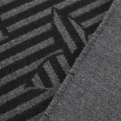 Louis Vuitton M77944 Echarpe Lv Harmony 100% Wool Scarf With Logo Patch