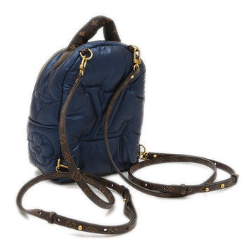 Louis Vuitton Monogram Palm Springs Backpack Mini Rucksack Blue Metallic M21060 Bp