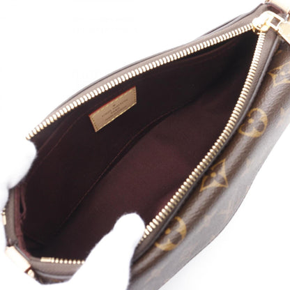 Louis Vuitton Vivacite Shoulder Bag Coated Canvas Leather Monogram