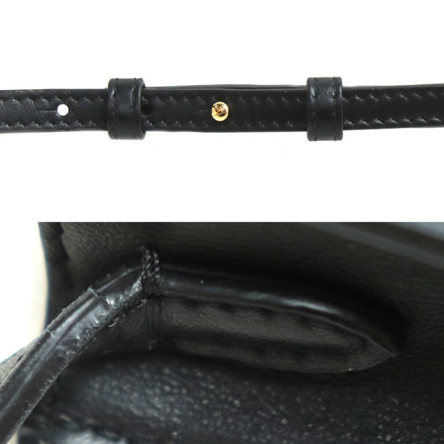 Fendi Phone Holder Shoulder Bag Black 7As192