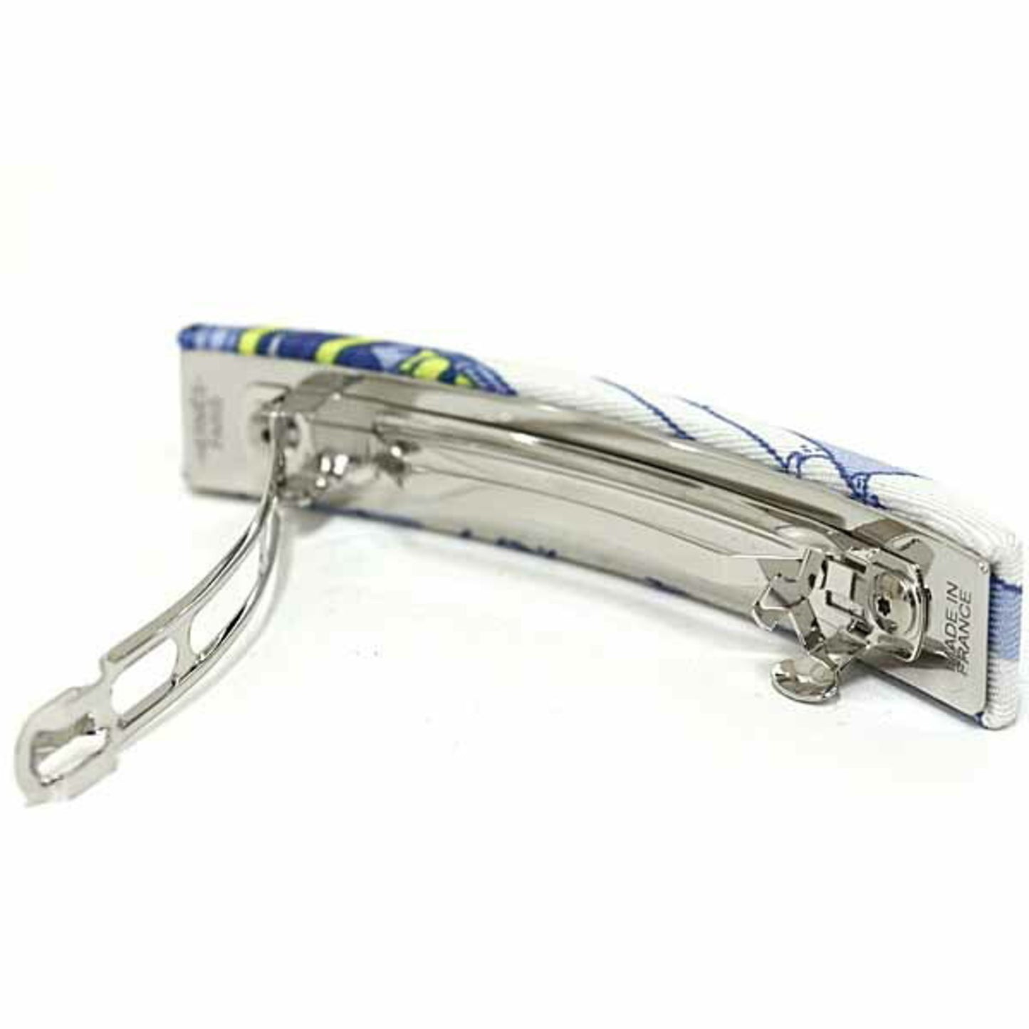 Hermes Hermes Barrette Eclipse Legend Of The Horse Hair Accessory Silk Multicolor