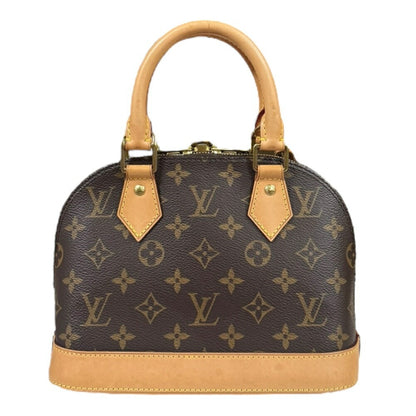 Louis Vuitton Alma Bb Monogram Shoulder Bag Canvas M53152 Brown