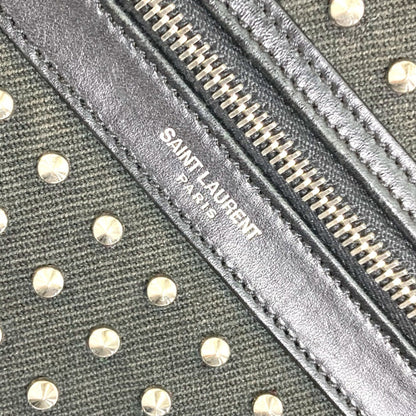 Yves Saint Laurent Saint Laurent Paris 360206 Studded Canvas Backpack