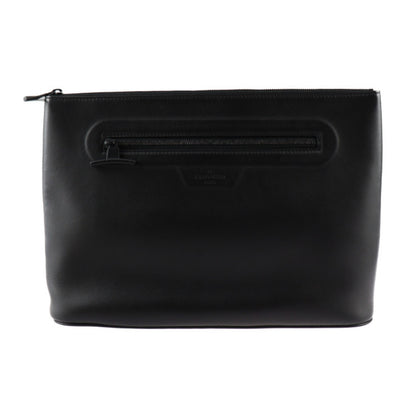 Louis Vuitton Louis Vuitton Pochette Cosmos Dark Infinity Second Bag M63268 Leather Black Clutch