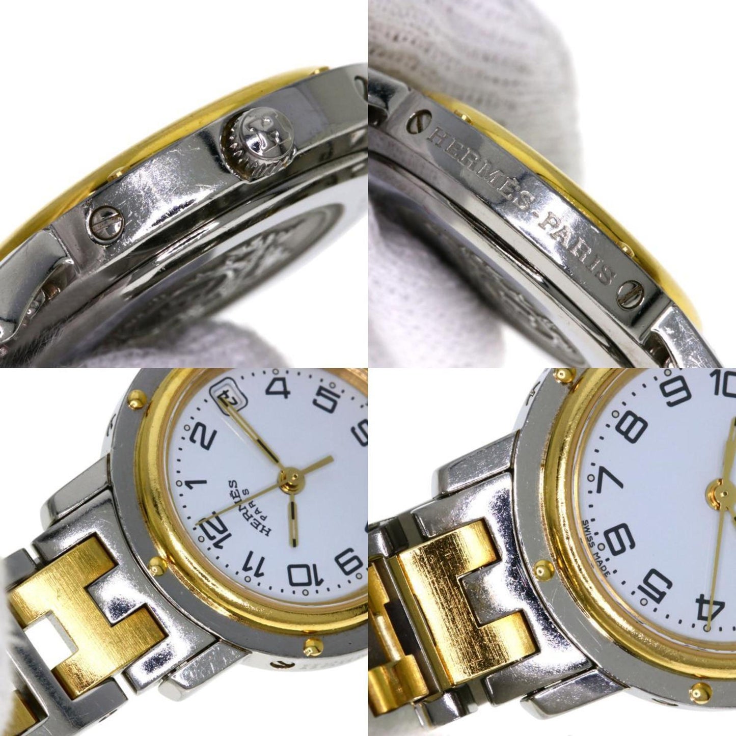 Herms Cl4.220 Clipper Watch In Stainless Steel/Ssxgp