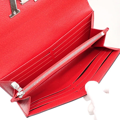 Louis Vuitton Epi Leather Portefeuille Louise Bifold Long Wallet