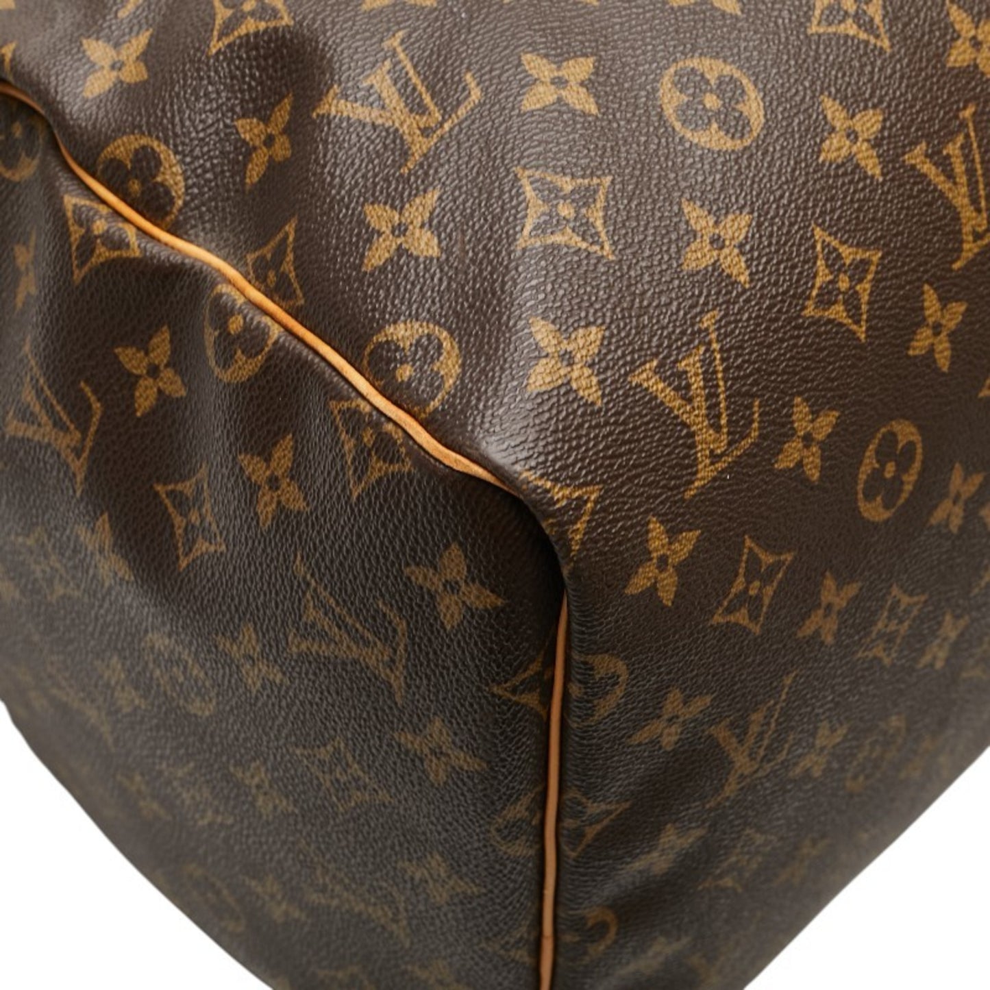 Louis Vuitton Monogram Keepall 55 Boston Bag/Travel Bag M41424 Brown Leather