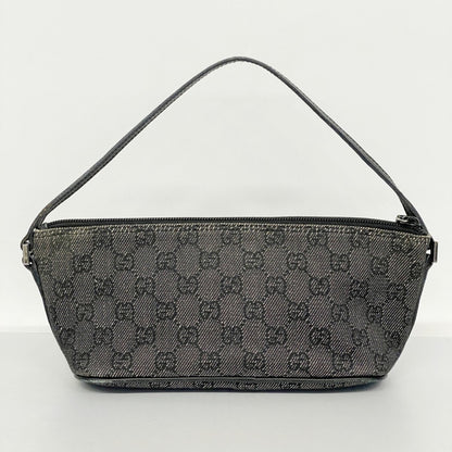 Gucci Pouch 07198 Denim Gray Black