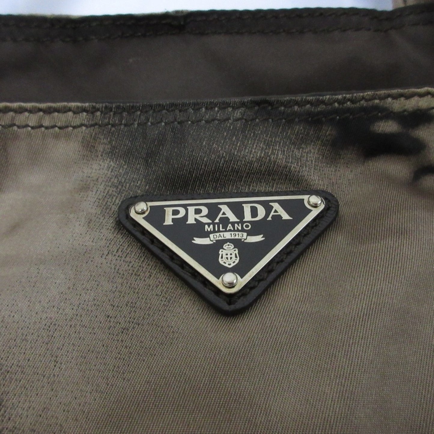 Prada 2Abu Byobag Nylon Eco Tote Bag B4626A Brown