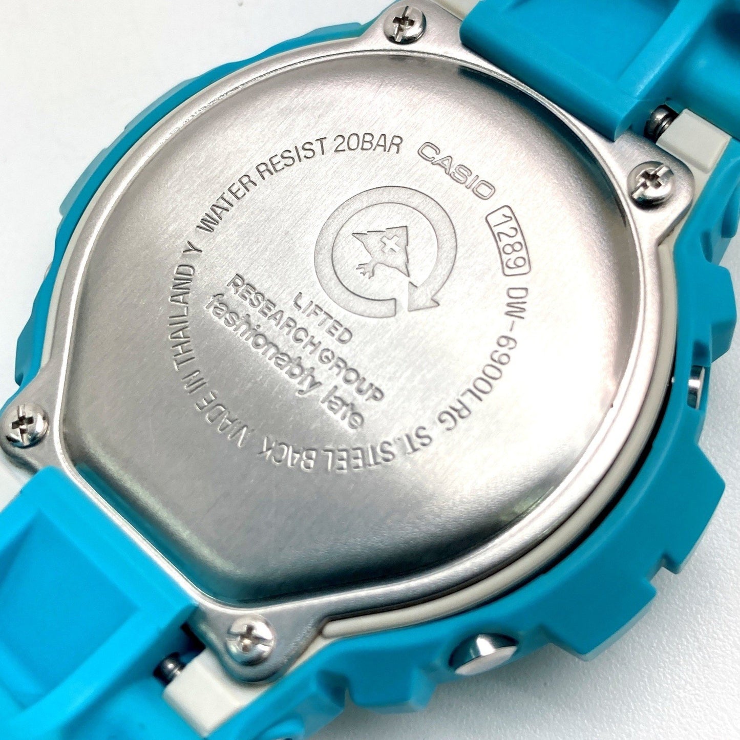 G-Shock Casio Dw-6900Lrg-2A Lrg Limited Edition Collaboration Model Tree El Light Blue Watch.