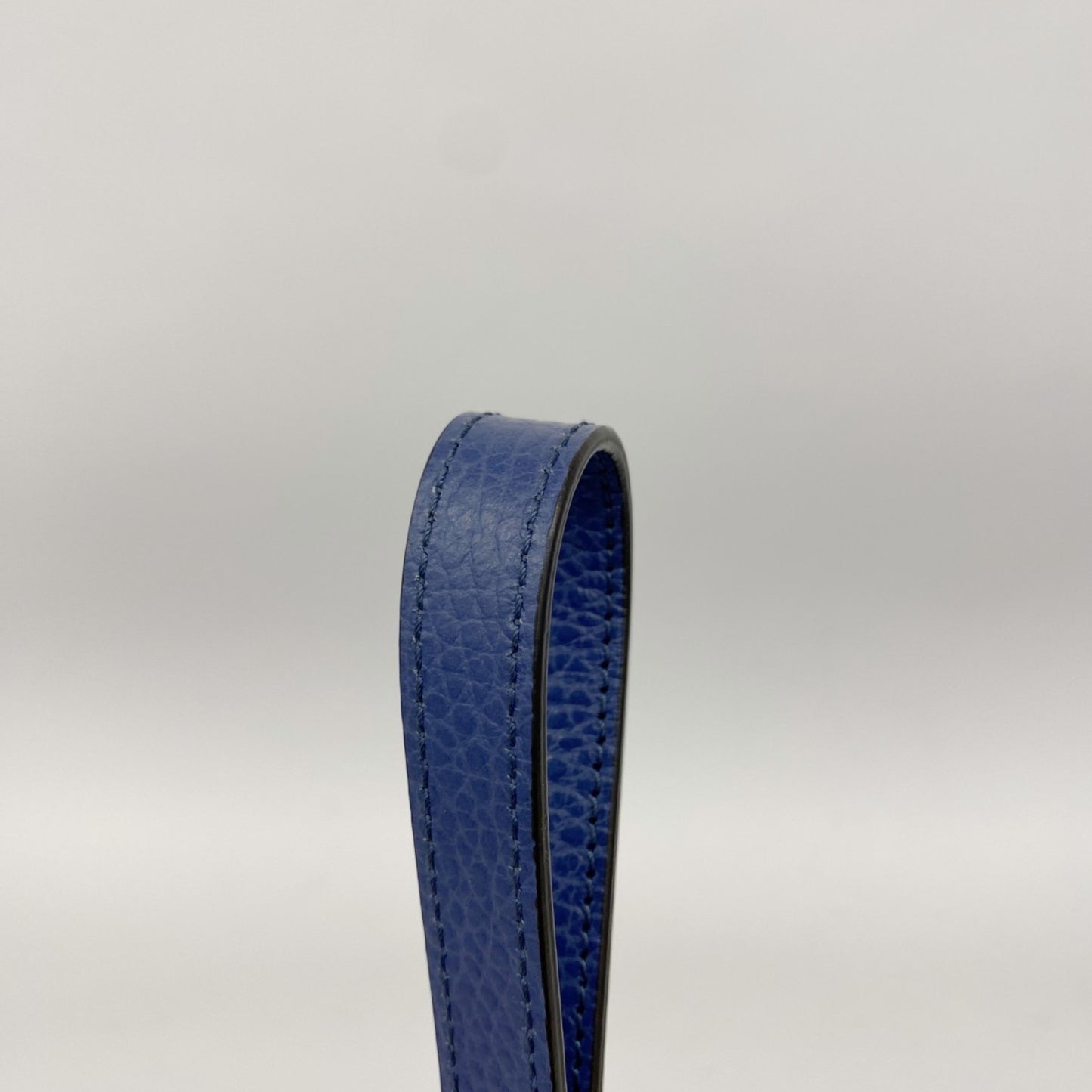 Gucci Interlocking G Shoulder Wallet 510314 Leather Blue Champagne