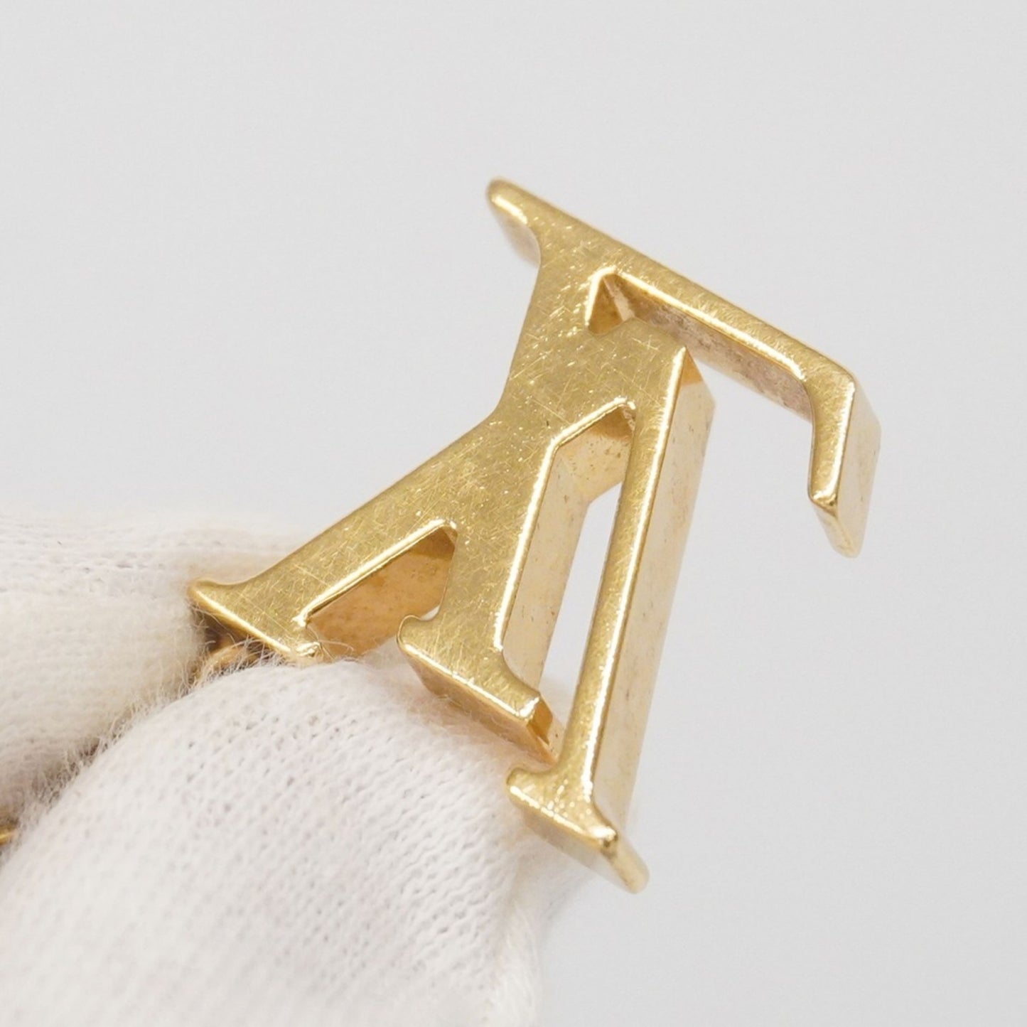 Louis Vuitton Fleur De Monogram Keychain M65111 Gold