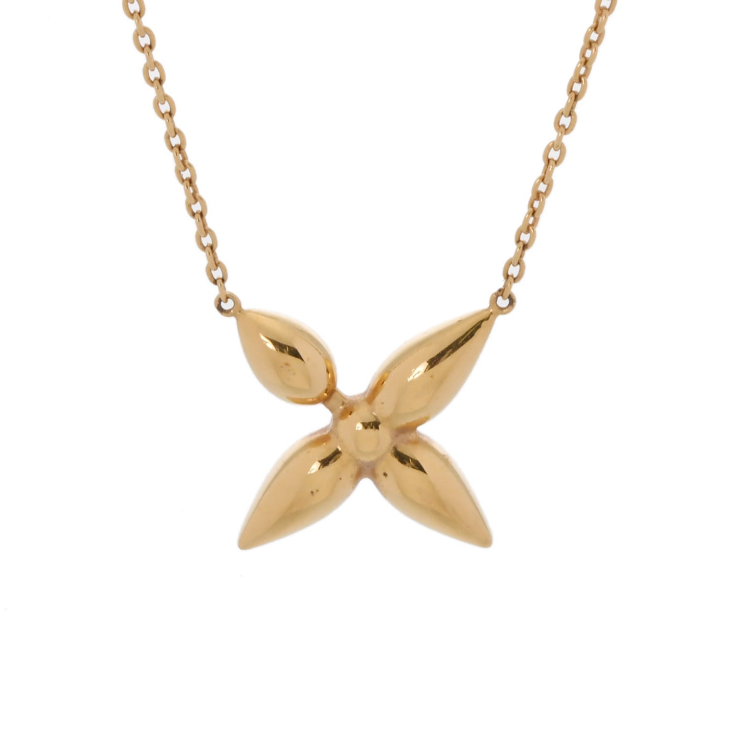 Louis Vuitton Louis Vuitton Collier Louisette Gold M00365 Women'S Gp Necklace