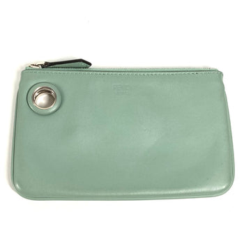 Fendi 8Bs007 Coin Purse Wallet Pouch Green