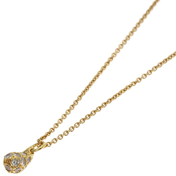 Tiffany Teardrop Diamond Necklace In 18K Yellow Gold