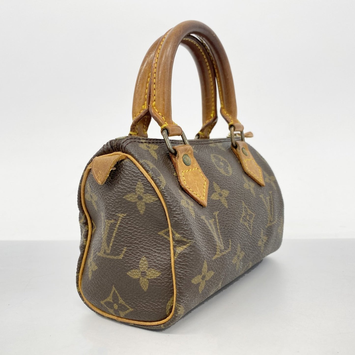 Louis Vuitton Monogram Mini Speedy Handbag M41534 Brown