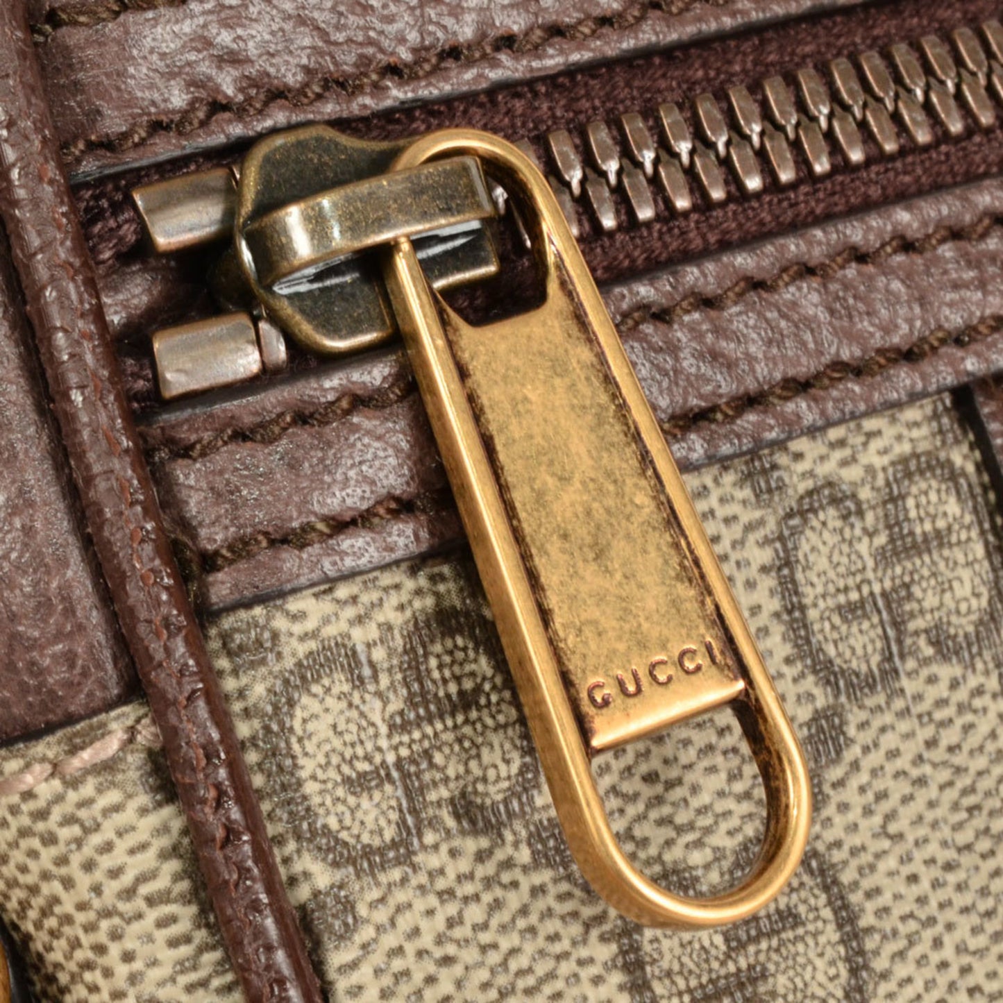 Gucci Ophidia Shoulder Bag Gg Supreme Canvas 598127 Beige