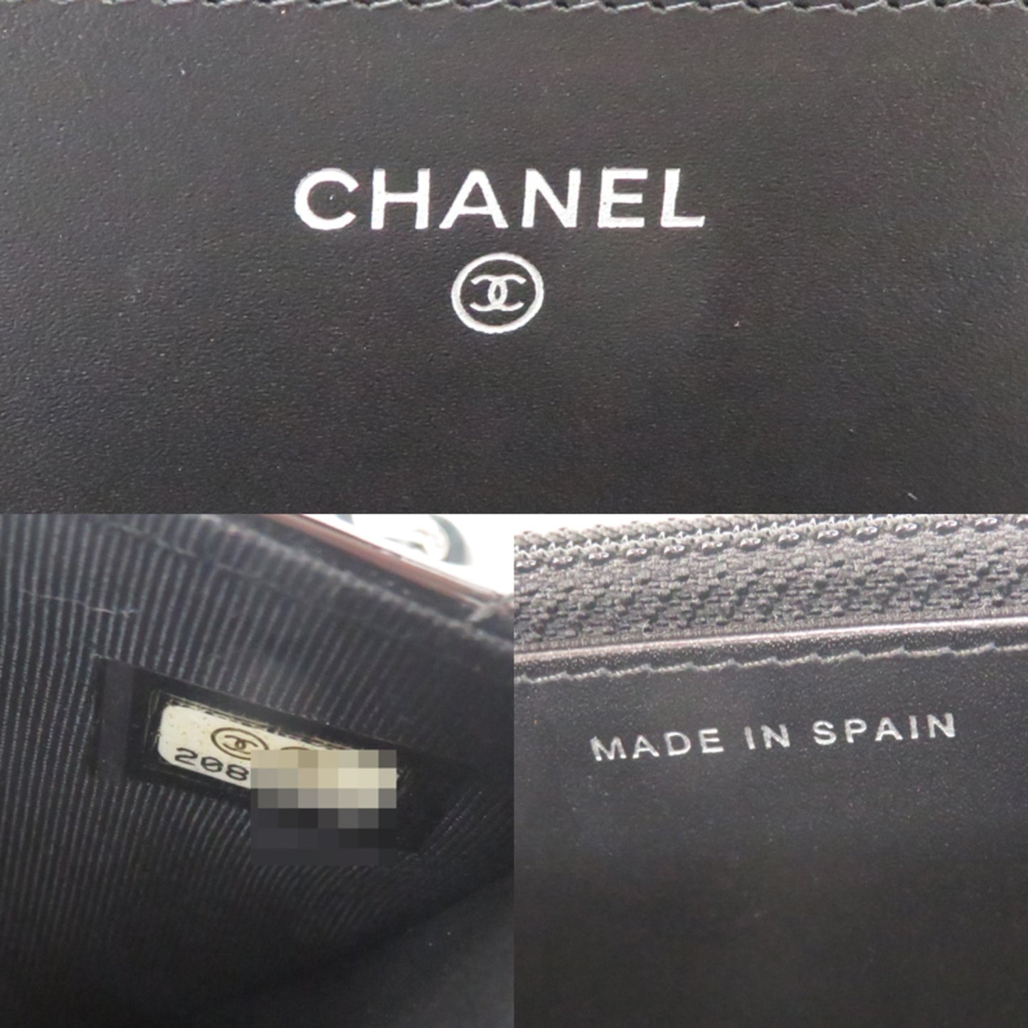 Chanel 2.55 Chain Wallet Women'S Shoulder Bag In Patent Calf Leather