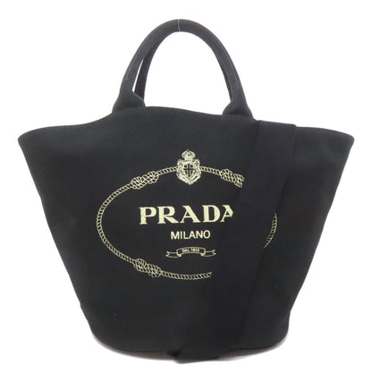 Prada 1Bg163 Canapa Tote Canvas Bag