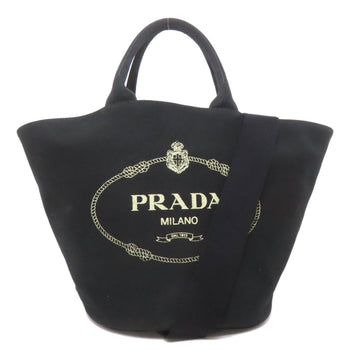 Prada 1Bg163 Canapa Tote Canvas Bag