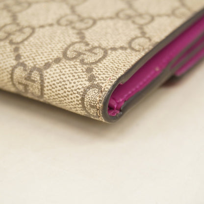 Gucci Gg Supreme Wallet 410104 Brown