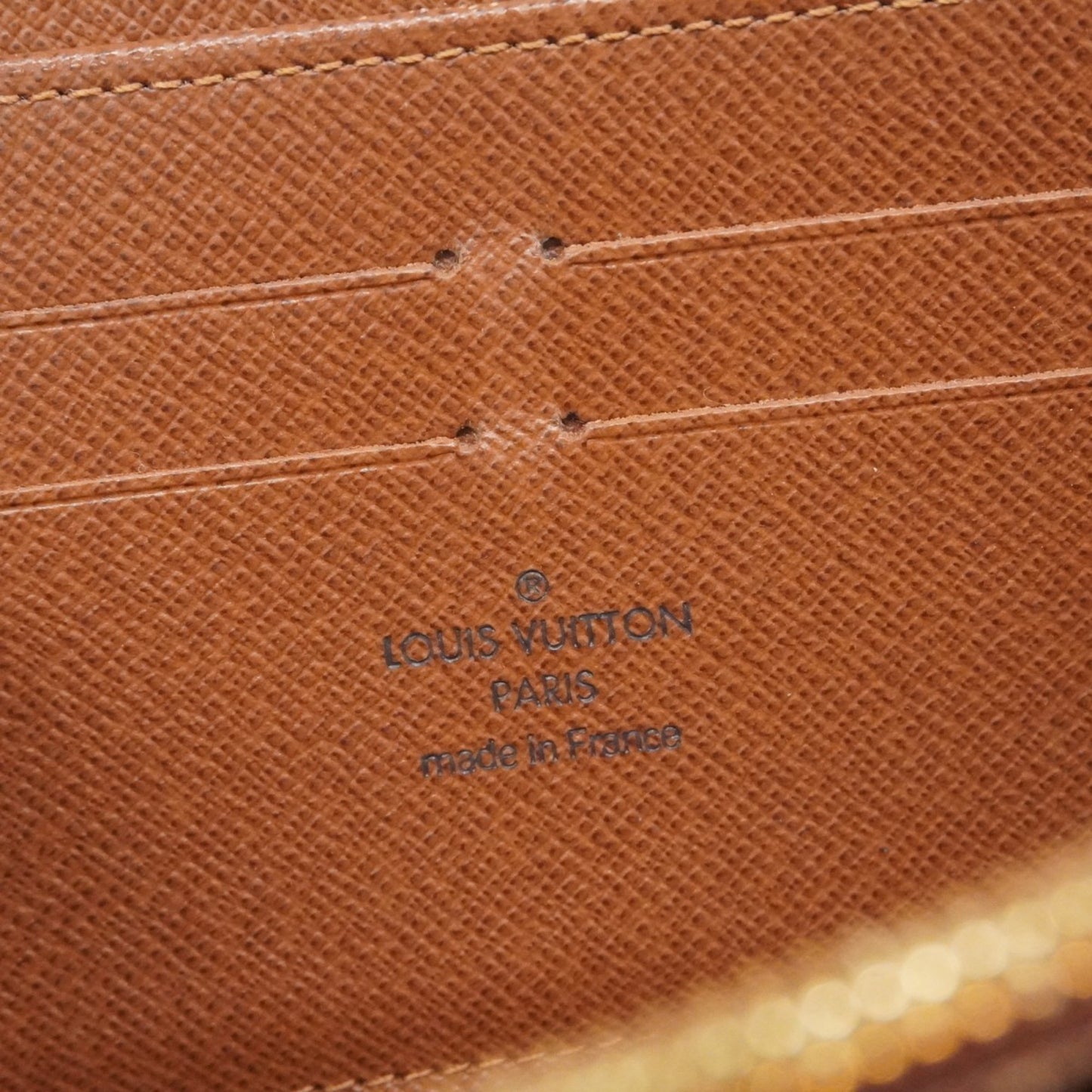Louis Vuitton Monogram Zippy Wallet M60017 Brown