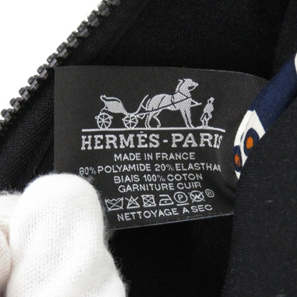 Unused Herms Neoban Gm Polyamide Elastane Blue Marine Pouch Bag Zs5Z Hermes