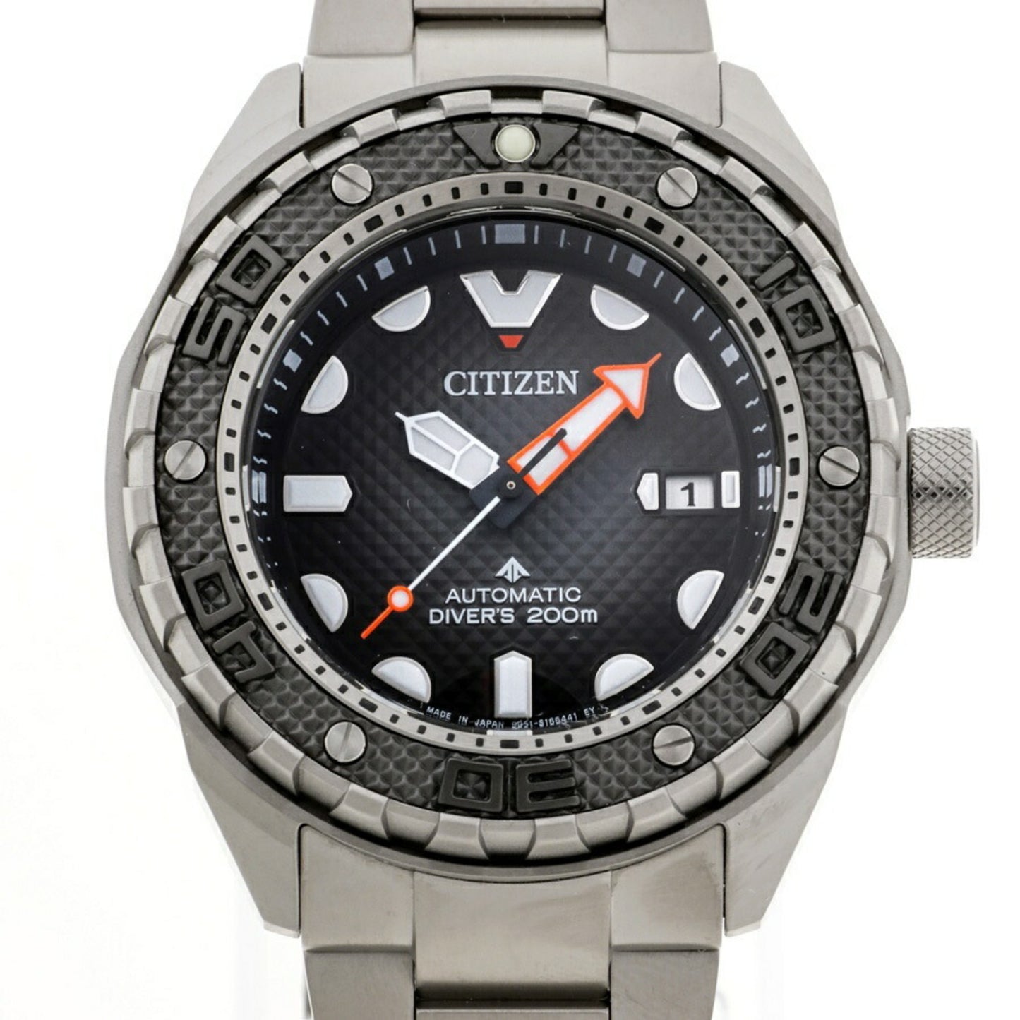 Citizen Promaster Marine Mechanical Diver 200M Nb6004-83E 9051-S122961 Grey Automatic Watch A-158546