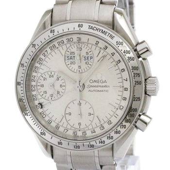 Omega Speedmaster Triple Date Steel Automatic Watch 3523.30 Polished