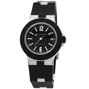 Bvlgari Bb40At Alum Date Watch Rubber