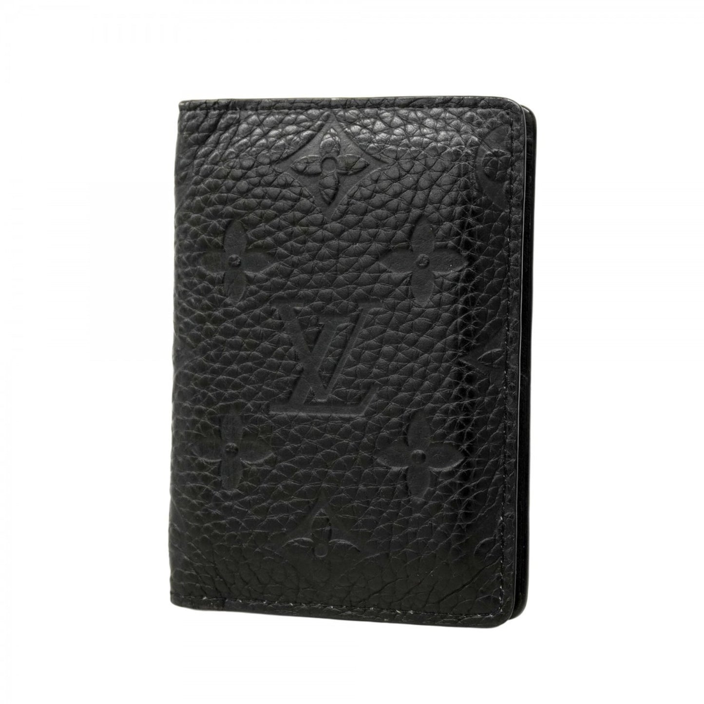 Louis Vuitton Monogram Taurillon Organizer De Poche Card Case M69044 Black