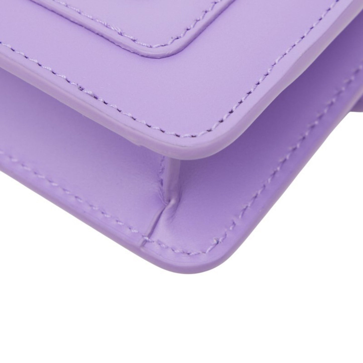 Bvlgari Serpenti Forever Business Card Case/Card Case Pouch Purple Leather