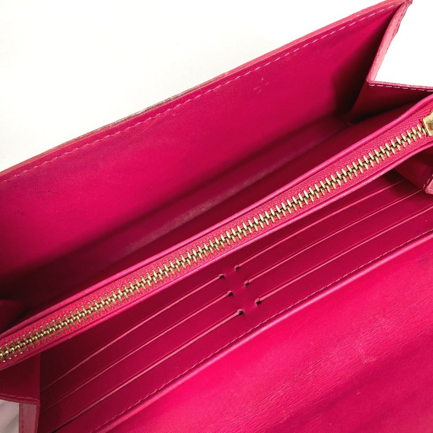 Louis Vuitton M93633 Monogram Vernis Portefeuille Sarah Long Wallet