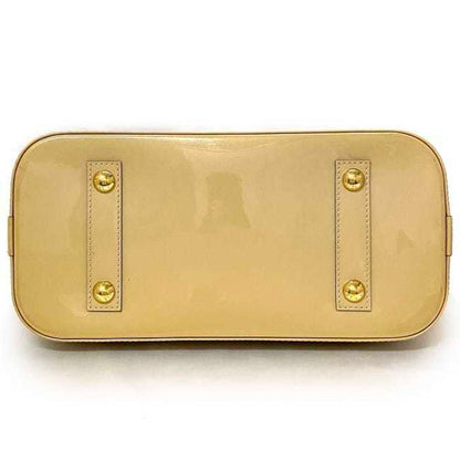 Louis Vuitton Handbag Alma Pm Yellow Monogram Vernis Citrine M90101 Patent Leather Fl4113 Louis