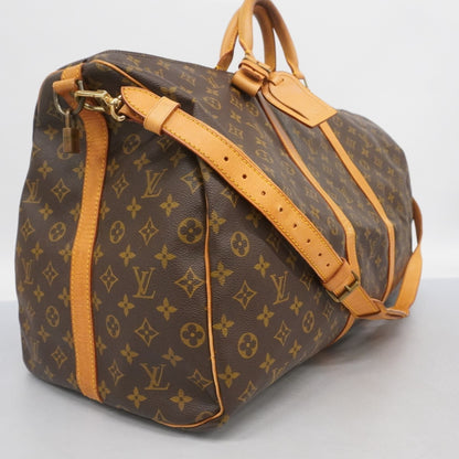 Louis Vuitton Monogram Keepall Bandouliere 60 Boston Bag M41412 Brown