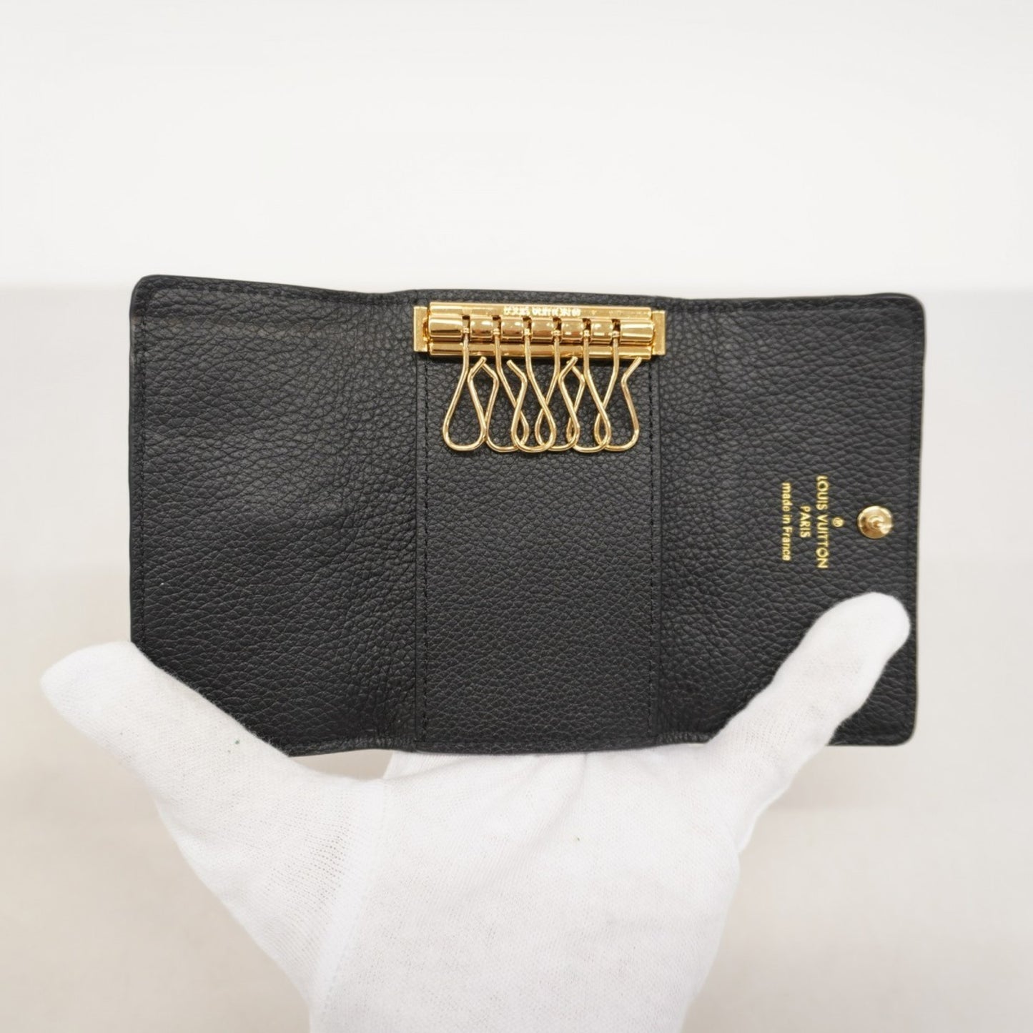 Louis Vuitton Monogram Empreinte Multicle 6 Key Case M64421 Noir