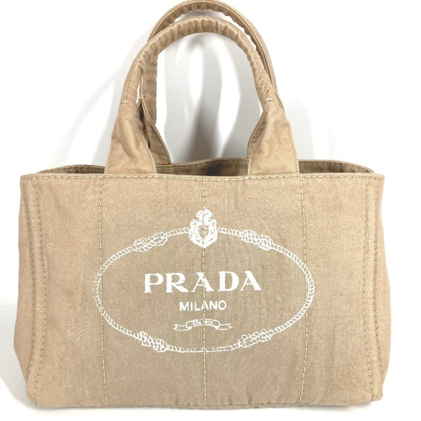 Prada B1877B Canapa Tote Bag