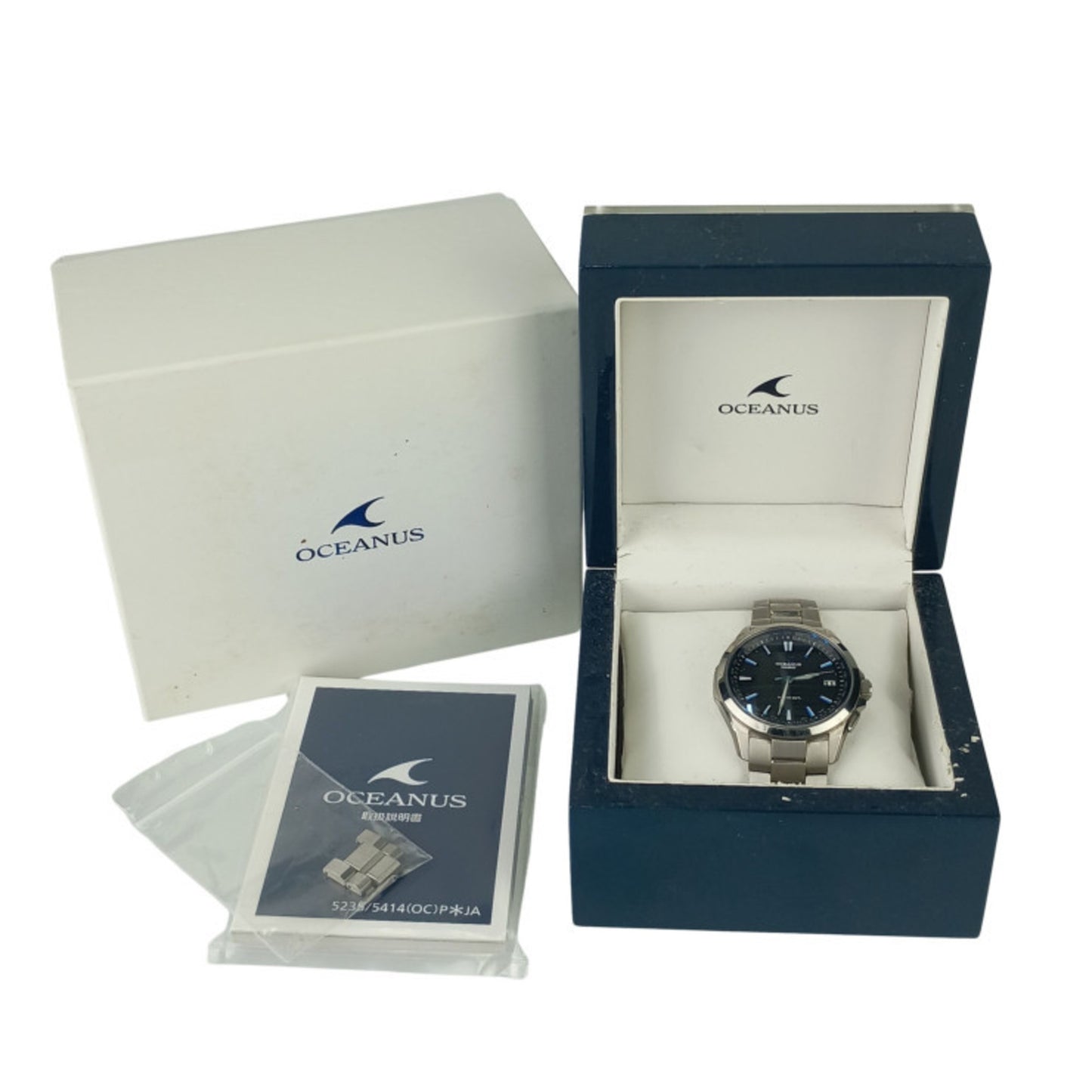 Casio Casio Oceanus Ocws1001Ajf Black Dial Ti