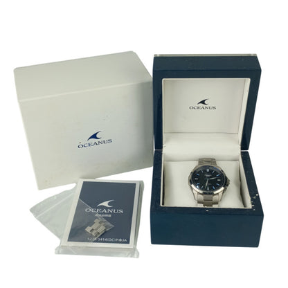 Casio Casio Oceanus Ocws1001Ajf Black Dial Ti